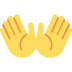 open hands on Twitter/X