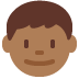 boy: medium-dark skin tone on Twitter/X