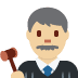 man judge: medium-light skin tone on Twitter/X