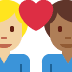 couple with heart: man, man, medium-light skin tone, medium-dark skin tone on Twitter/X