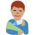 man feeding baby: medium skin tone on Twitter/X