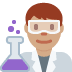 man scientist: medium skin tone on Twitter/X