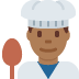 man cook: medium-dark skin tone on Twitter/X