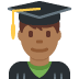 man student: medium-dark skin tone on Twitter/X