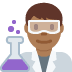 man scientist: medium-dark skin tone on Twitter/X