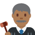 man judge: medium-dark skin tone on Twitter/X
