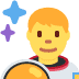 man astronaut on Twitter/X