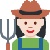 woman farmer: light skin tone on Twitter/X