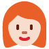 woman: light skin tone, red hair on Twitter/X