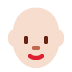 woman: light skin tone, bald on Twitter/X