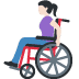 woman in manual wheelchair: light skin tone on Twitter/X
