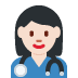woman health worker: light skin tone on Twitter/X
