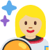 woman astronaut: medium-light skin tone on Twitter/X