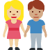 woman and man holding hands: medium-light skin tone, medium skin tone on Twitter/X