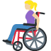 woman in manual wheelchair: medium-light skin tone on Twitter/X