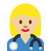 woman health worker: medium-light skin tone on Twitter/X