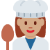 woman cook: medium skin tone on Twitter/X