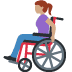 woman in manual wheelchair: medium skin tone on Twitter/X