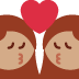 kiss: woman, woman, medium skin tone on Twitter/X