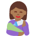 woman feeding baby: medium-dark skin tone on Twitter/X