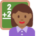 woman teacher: medium-dark skin tone on Twitter/X