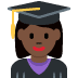 woman student: dark skin tone on Twitter/X
