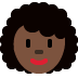 woman: dark skin tone, curly hair on Twitter/X