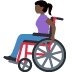 woman in manual wheelchair: dark skin tone on Twitter/X