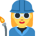 woman factory worker on Twitter/X