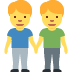 men holding hands on Twitter/X