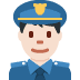 man police officer: light skin tone on Twitter/X
