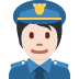 police officer: light skin tone on Twitter/X