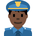 man police officer: dark skin tone on Twitter/X