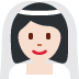 woman with veil: light skin tone on Twitter/X