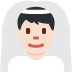 man with veil: light skin tone on Twitter/X