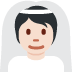 person with veil: light skin tone on Twitter/X