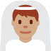 man with veil: medium skin tone on Twitter/X