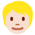 person: light skin tone, blond hair on Twitter/X