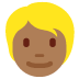 person: medium-dark skin tone, blond hair on Twitter/X