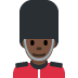 man guard: dark skin tone on Twitter/X