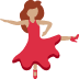 woman dancing: medium skin tone on Twitter/X