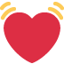 beating heart on Twitter/X