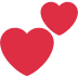 two hearts on Twitter/X