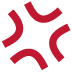 anger symbol on Twitter/X
