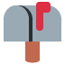 closed mailbox with raised flag on Twitter/X