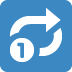 repeat single button on Twitter/X