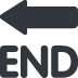 END arrow on Twitter/X