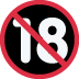 no one under eighteen on Twitter/X