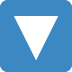 downwards button on Twitter/X