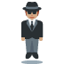 person in suit levitating: medium skin tone on Twitter/X